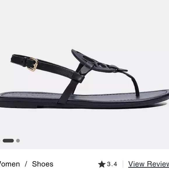 Coach Sandels size 8 1/2 - Picture 2 of 4